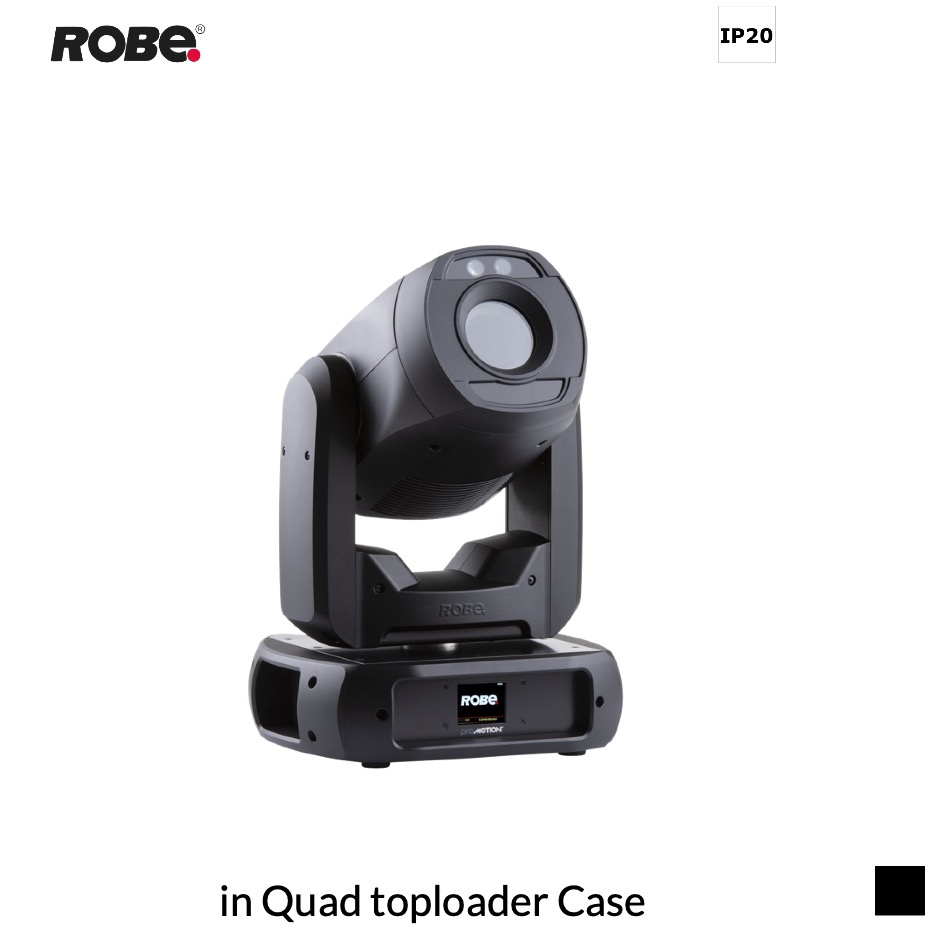 Robe Robin ProMotion ADM CRMX™, RGB, 3200K-9500K in Quad toploader Case, black