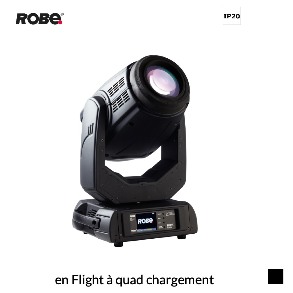 Robe Robin Pointe CRMX™, 7000K en Flight à quad chargement, noir