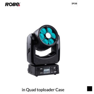 Robe Robin SVB1, RGBW+StrobeLED, 1700K-20000K in Quad toploader Case, black