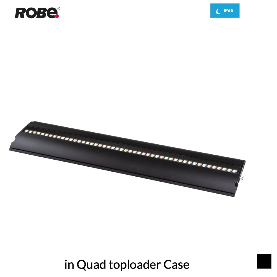 Robe Robin Footsie2 CRMX™, RGBCW, 2700K-8000K in Quad toploader Case, black