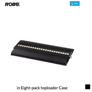 Robe Robin Footsie1 CRMX™, RGBCW, 2700K-8000K in Eight-pack toploader Case, black