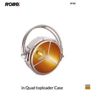 Robe picklePATT, 3050K in Quad toploader Case, silver-gold brown