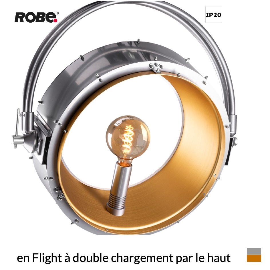 Robe HolyPATT, 1800K en Flight à double chargement par le haut, brun argenté doré