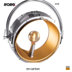 Robe HolyPATT, 1800K en carton, brun argenté doré