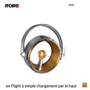 Robe MolyPATT, 1800K en Flight à simple chargement par le haut, brun argenté doré