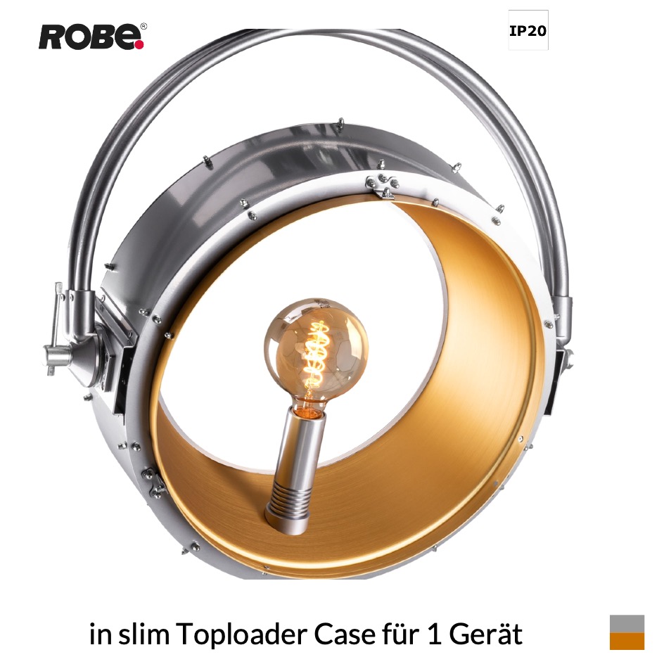 Robe HolyPATT, 1800K in slim Toploader Case für 1 Gerät, silbergoldbraun