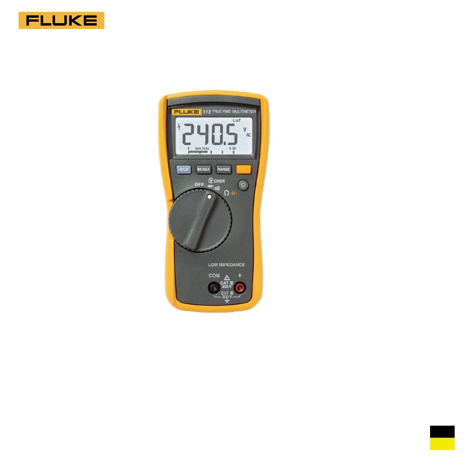 Fluke 113 True effective multimeter VCHECK™, yellowblack