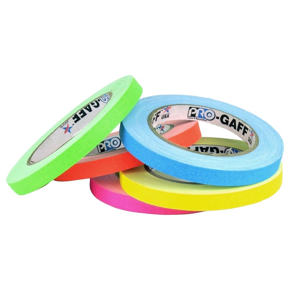 Pro Tapes PRO-GAFF fluorescent Rouleau 12mm x 22.8m – Image 2