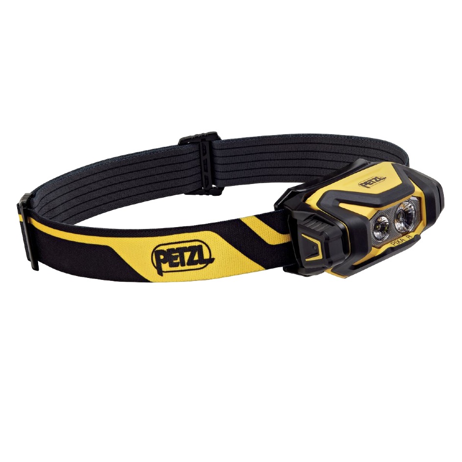 Petzl PIXA® 600 Lumen Petzl CORE PRO Accu (incl.) or 3 AAA/LR03-Batterien (excl.), schwarzgelb – Bild 2