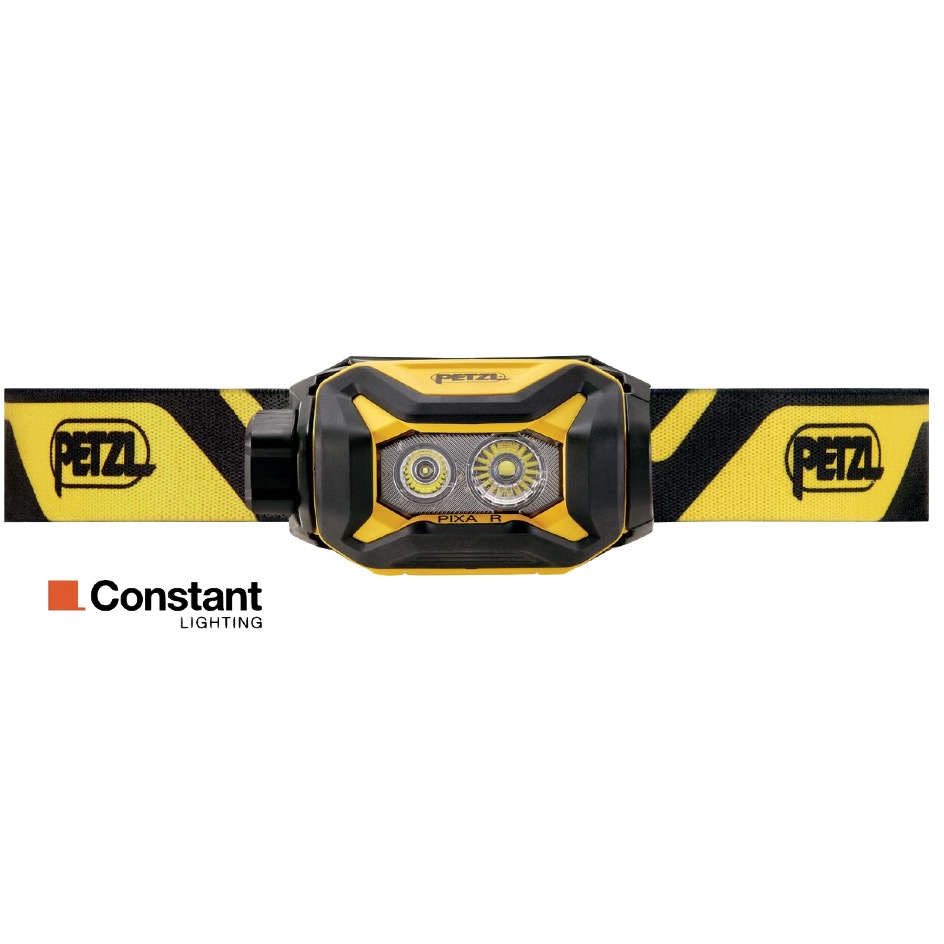 Petzl PIXA® 600 Lumen Petzl CORE PRO Accu (incl.) or 3 AAA/LR03-Batterien (excl.), schwarzgelb – Bild 4