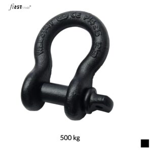 fiRSTstage Shakle HS HF 502 S, 1/4 Inch, 500kg, 6:1, black