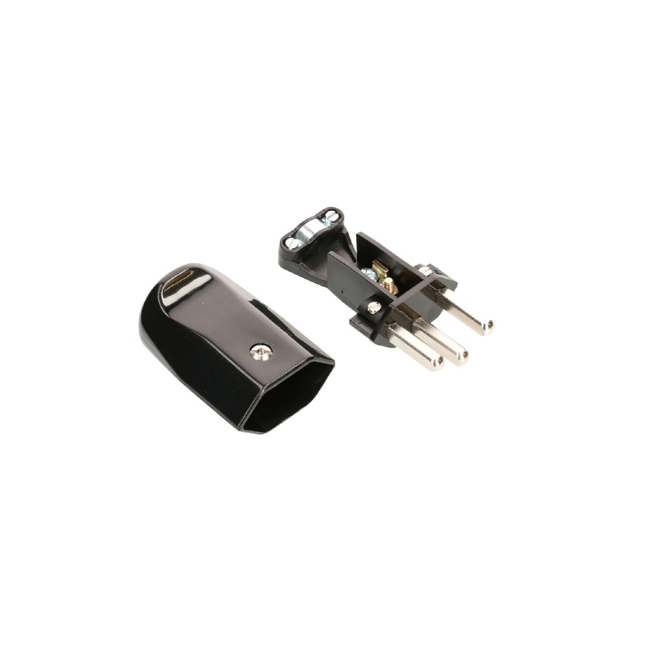 Max Hauri TH T23, LNPE Kabelstecker, Schraubkontakt, schwarz – Bild 6