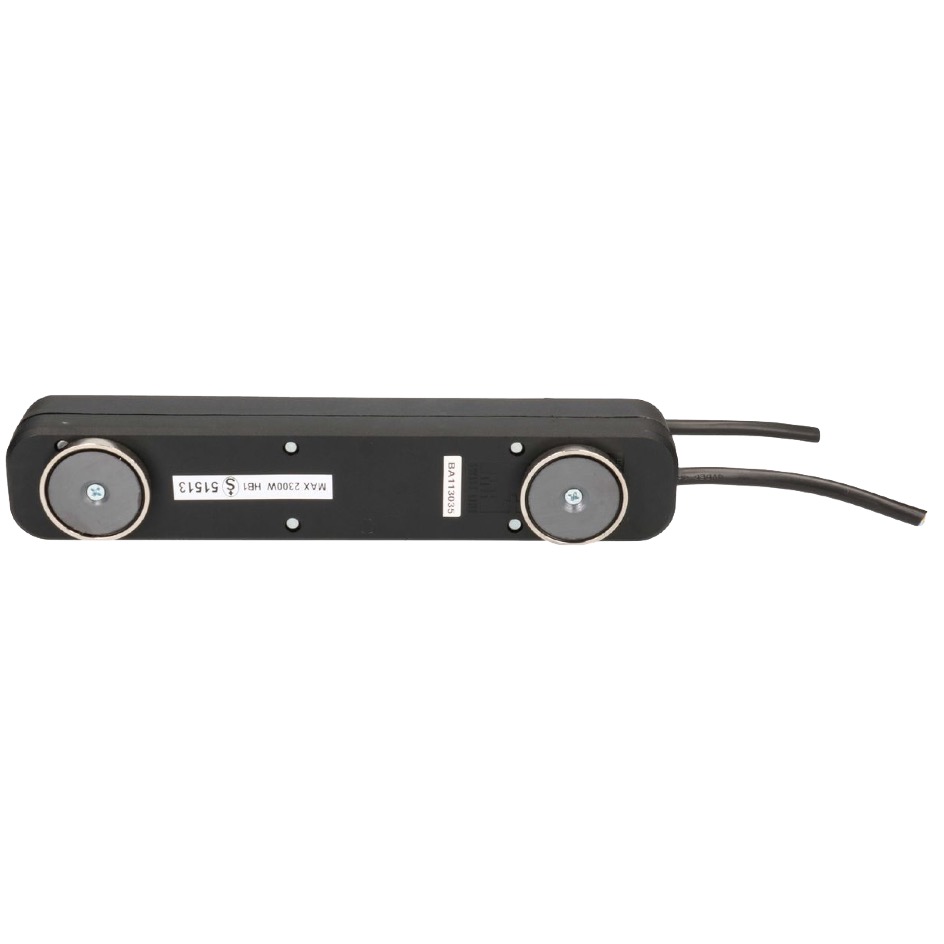 Max Hauri Power strip Swiss Line T12 » 7x T13 magnet, H05VV-F 3G1, 5m, black - Image 3