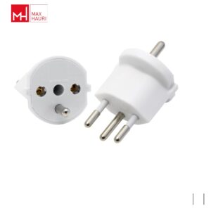 Max Hauri Adaptateur fixe T12 » Schuko, blanc