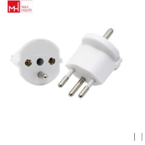 Max Hauri Fixed adapter T12 » Schuko, white