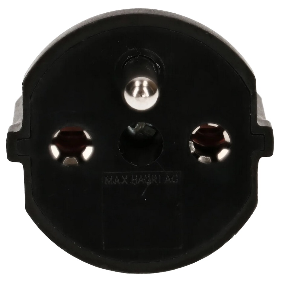 Max Hauri Fixed adapter T23 » Schuko Typ F, black - Image 4