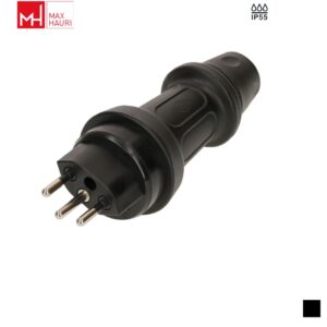 Max Hauri TH55 T13, LNPE Cable plug, Screw contact, black