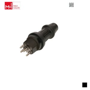 Max Hauri TH55 T25, 3LNPE Fiche de câble, Contact à vis, noir