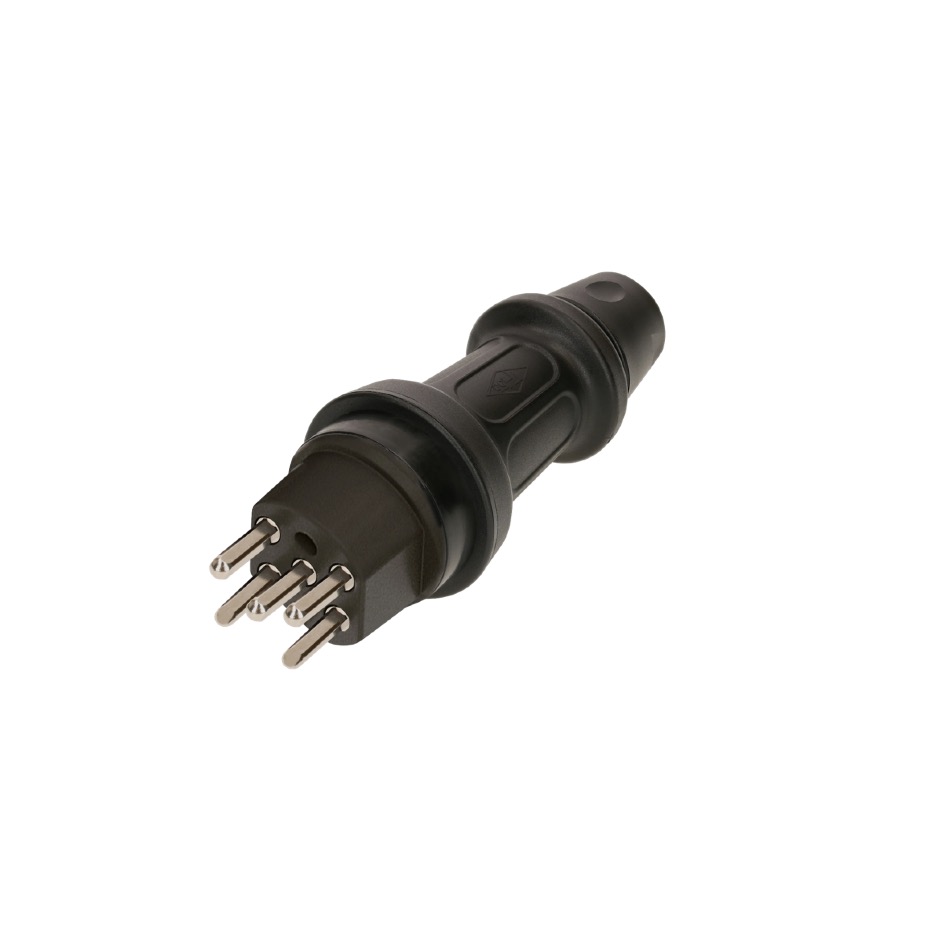 Max Hauri TH55 T25, 3LNPE Kabelstecker, Schraubkontakt, schwarz – Bild 2