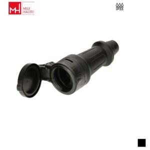 Max Hauri TH55 T23, LNPE Kabelbuchse, Schraubkontakt, schwarz