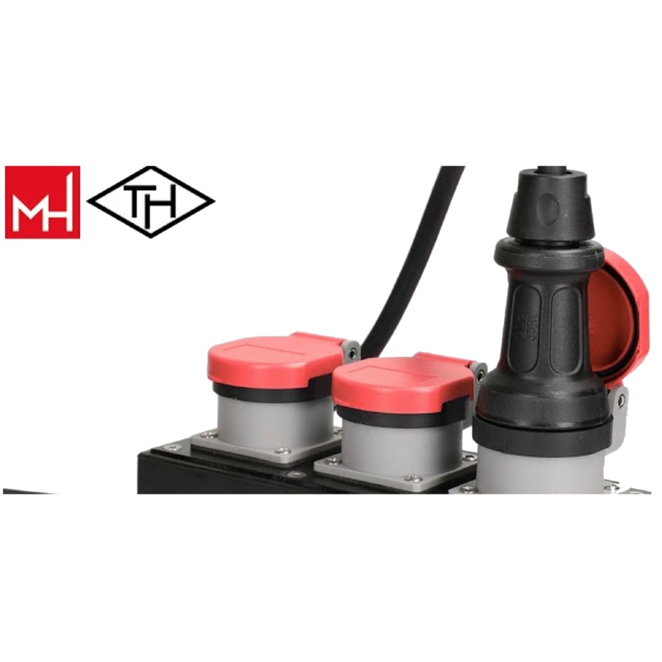 Max Hauri TH55 T23, LNPE Kabelbuchse, Schraubkontakt, schwarz – Bild 3