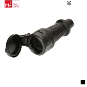 Max Hauri TH55 T25, 3LNPE Cable socket, Screw contact, black