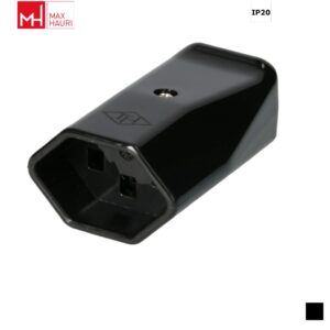 Max Hauri TH T23, LNPE Cable socket, Screw contact, black