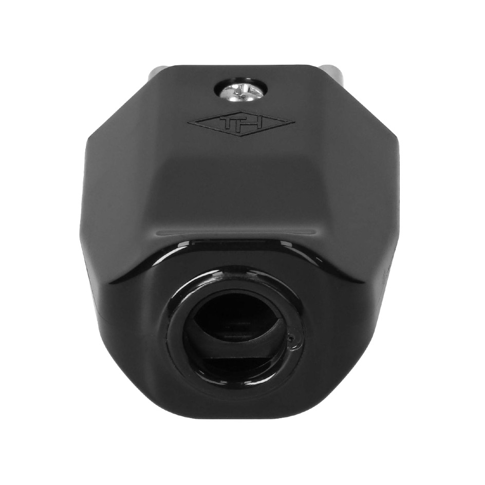 Max Hauri TH T12, LNPE large Fiche de câble, Contact à vis, noir – Image 4