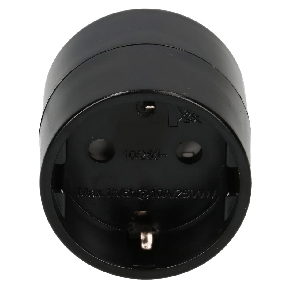 Max Hauri Adaptateur asymétrique T12 » SchukoD, noir – Image 3