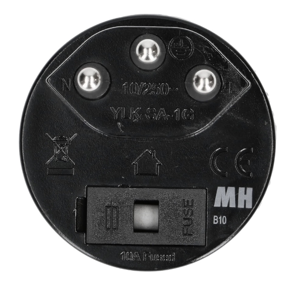 Max Hauri Adaptateur asymétrique T12 » SchukoD, noir – Image 9