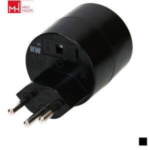 Max Hauri Adapter asymmetric T12 » SchukoD, black