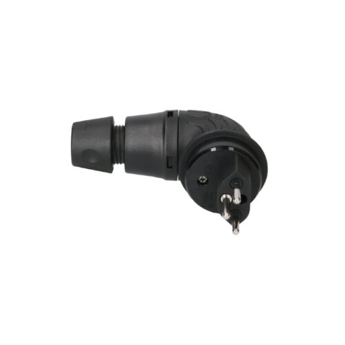 Max Hauri TH55 T13, LNPE Cable plug angled 90, Screw contact, black ...
