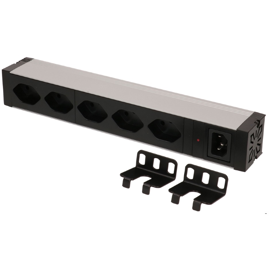 Max Hauri PDU C14 » 5 x T13 1U, black - Image 2