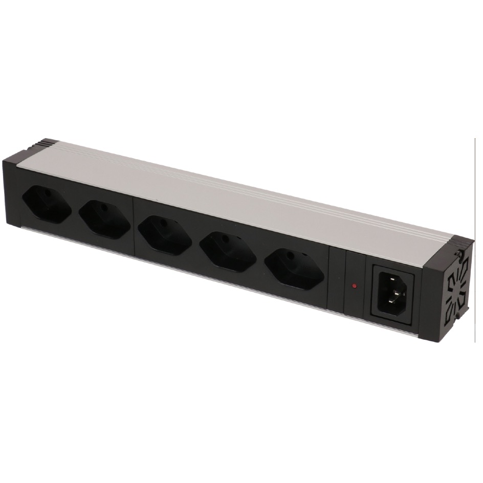 Max Hauri PDU C14 » 5 x T13 1U, black - Image 3