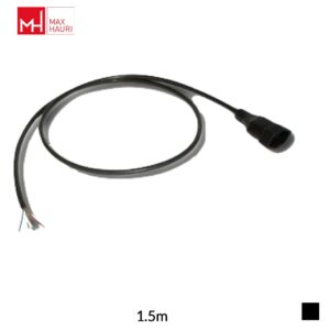Max Hauri Câble PUR extrémité libre » T13, H07BQ-F 3G1.5, 1.5m, noir