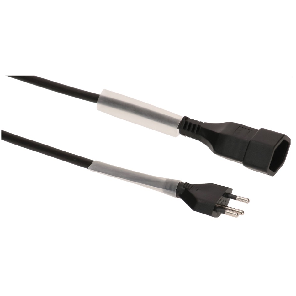 Max Hauri Câble T12 » T13, gaine thermorétractable H05VV-F 3G1.5, noir – Image 2