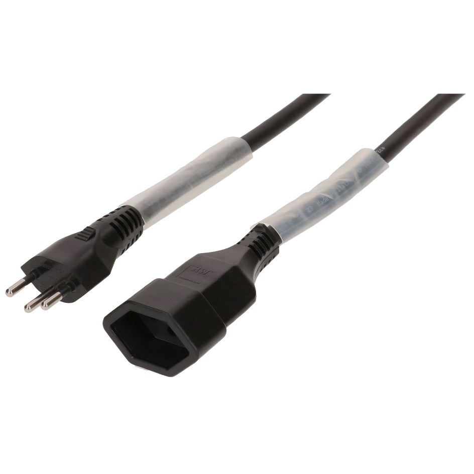 Max Hauri Câble T12 » T13, gaine thermorétractable H07RN-F 3G1.5, noir – Image 5