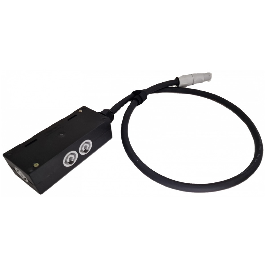 Rigport L1bus-1m powerCON » 03x powerCON, TITANEX 3G2.5, 1m, schwarz – Bild 2