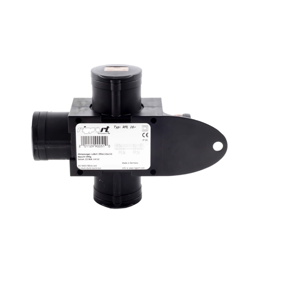 Rigport CEE16+ Distributeur triple, noir – Image 4