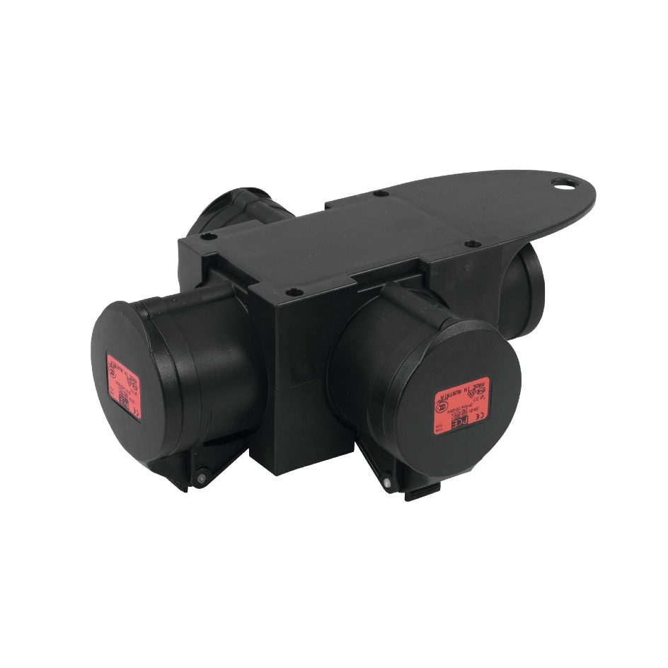 Rigport CEE16+ Distributeur triple, noir – Image 6