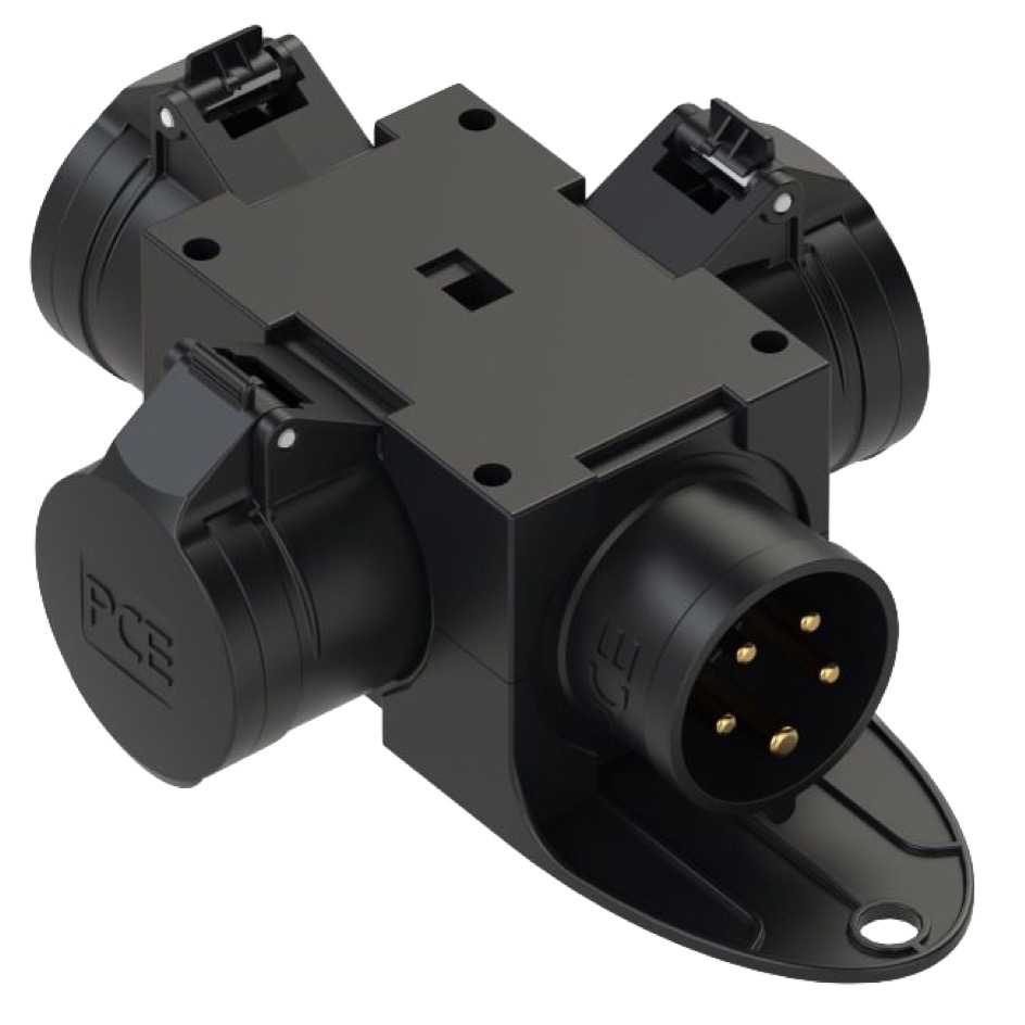 Rigport CEE16+ Distributeur triple, noir – Image 8