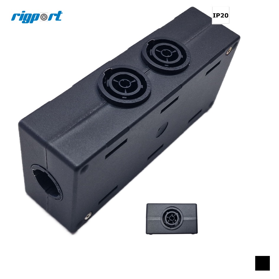 Rigport L1-T1 powerCON TRUE 1, noir