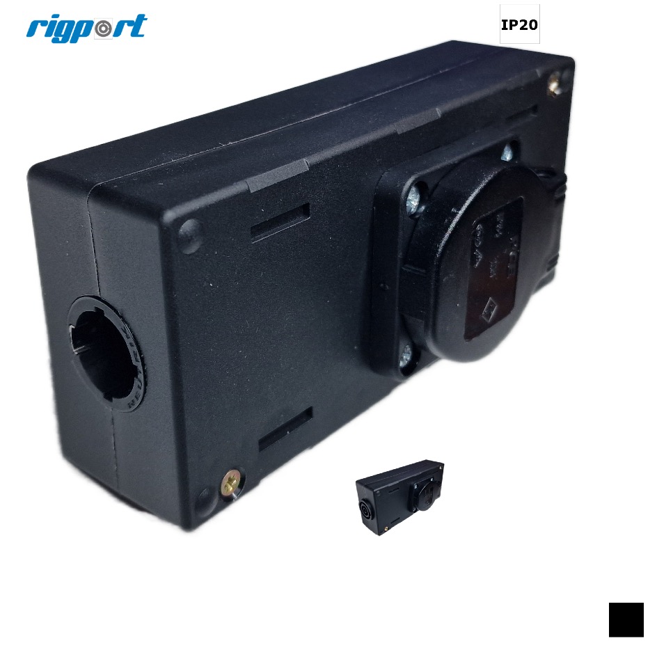 Rigport L1S2T1 powerCON TRUE 1 » 02 x SchukoD, black