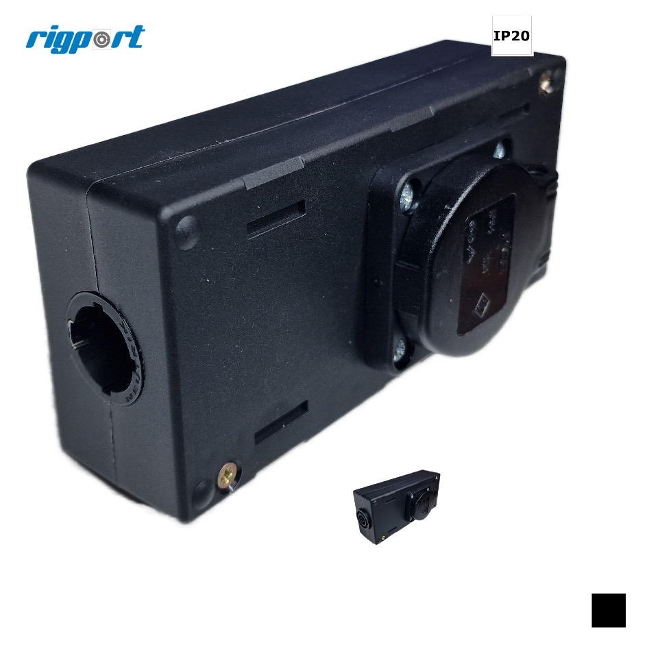 Rigport L1S2T1 powerCON TRUE 1 » 02 x SchukoD, noir