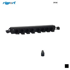 Rigport 8xT1 powerCON TRUE 1 » 08xpowerCON TRUE 1, black