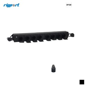 Rigport 8xT1 powerCON TRUE 1 » 08xpowerCON TRUE 1, noir