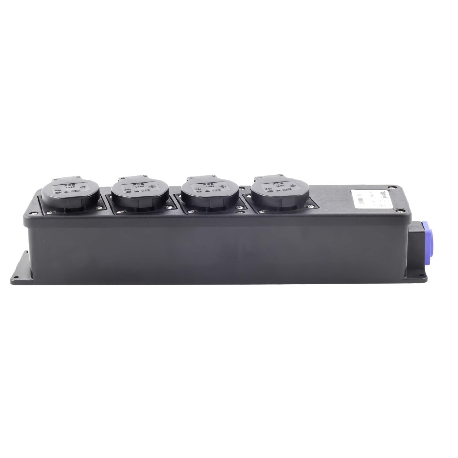 Rigport L1S4 powerCON blue » 04 x SchukoD, black - Image 2