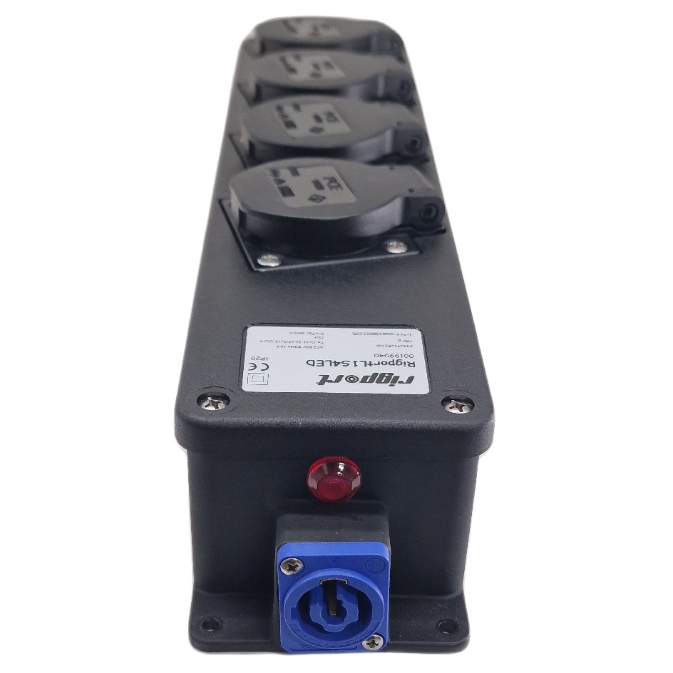 Rigport L1S4 powerCON blue » 04 x SchukoD, black - Image 5