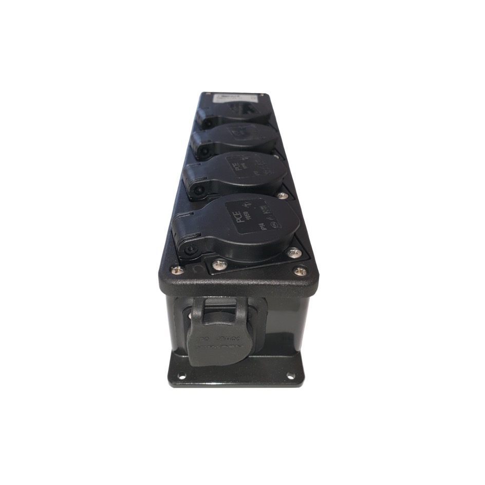 Rigport L1S4 powerCON TRUE1 » 04 x SchukoD, black - Image 5
