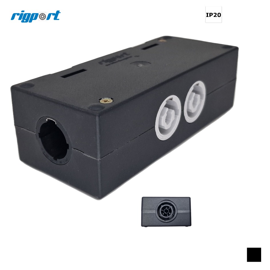 Rigport L1-T1 » 2xPC powerCON TRUE 1 » 2x powerCON gris, noir